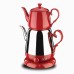 Nosta Electrical Tea Pot -Red / Elektrikli Cay Takimi / A339-01