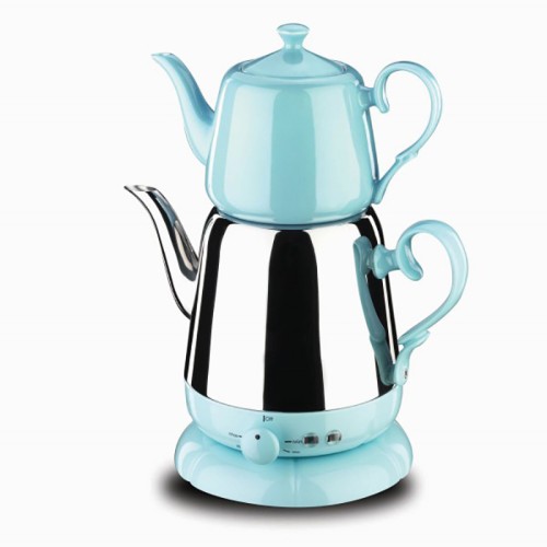 Nosta Electrical Tea Pot -Blue / Elektrikli Cay Takimi / A339-03