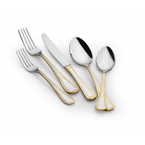 Zena Gold 89 pcs. Cutlery Set / Catal Kasik Set/ A2389