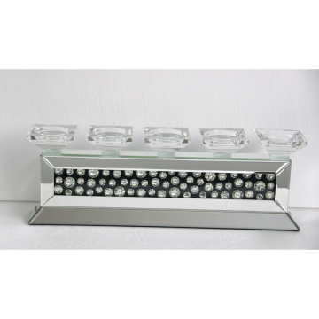 MIRROR CANDLE HOLDER 3073 61.5X10.5X21 CM