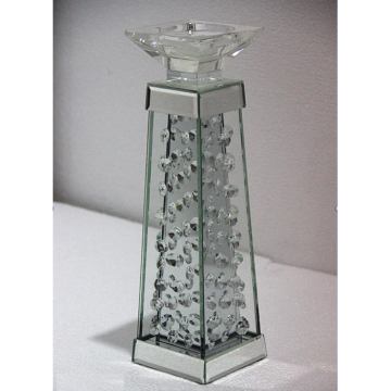 Mirror candle holder 3194 10x10x35.5