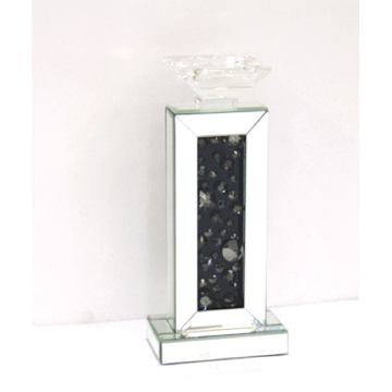 MIRROR CANDLE HOLDER 3602 14.5X9.5X33 CM