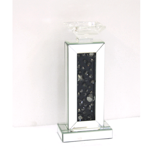 MIRROR CANDLE HOLDER 3602 14.5X9.5X33 CM