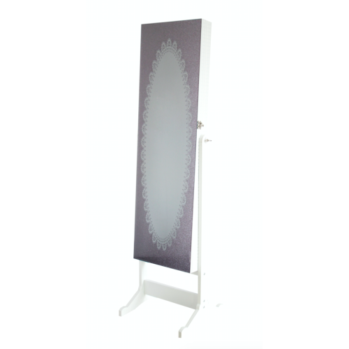 JEWELRY CABINET 3638 AVAILABLE IN COLOR SILVER, PINK, BLUE AND GOLD 148x36x46 CM