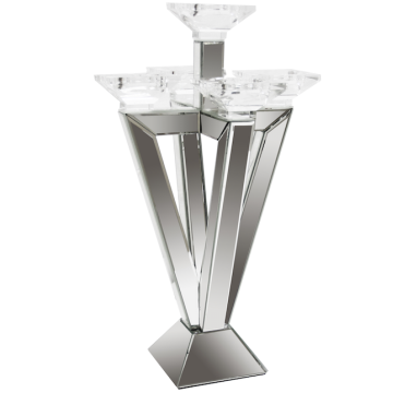 MIRROR CANDLE HOLDER 3820 32X32X56 CM