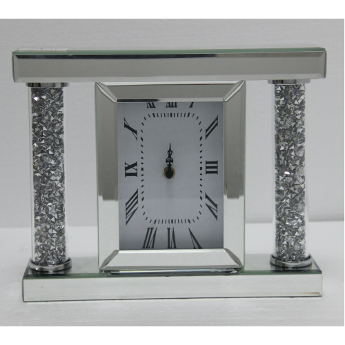 MIRROR CLOCK 5101 32X8X26 CM