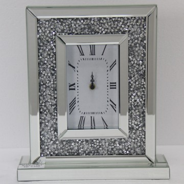 MIRROR CLOCK 5102 32X10X36 CM