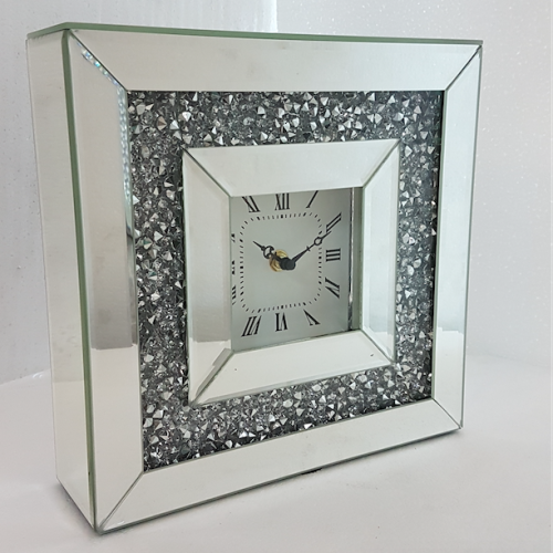Mirror Clock 5300 Q 26x26x6.5 cm Mirror Clock 5300 Q 26x26x6.5 cm