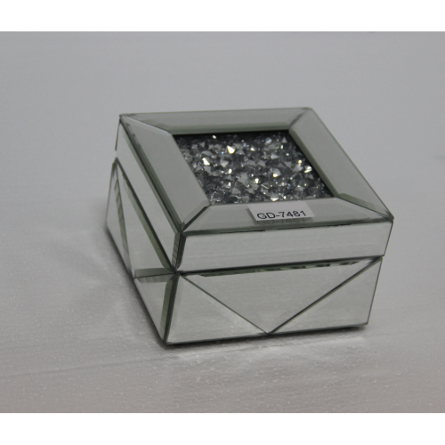 MIRROR JEWEL BOX 7481 12.5X12.5X8 CM MIRROR JEWEL BOX 7481 12.5X12.5X8 CM