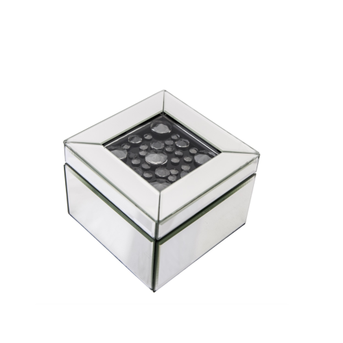 MIRROR JEWEL BOX 7501 15.5X15.5X12 CM MIRROR JEWEL BOX 7501 15.5X15.5X12 CM