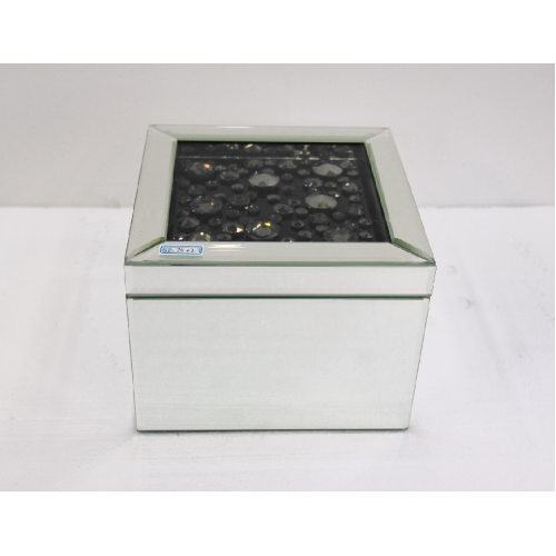 MIRROR JEWEL BOX 7502 20.5X20.5X15.5 CM MIRROR JEWEL BOX 7502 20.5X20.5X15.5 CM