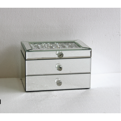 MIRROR JEWEL BOX 7637 21X16X13 CM MIRROR JEWEL BOX 7637 21X16X13 CM