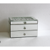 MIRROR JEWEL BOX 7637 21X16X13 CM MIRROR JEWEL BOX 7637 21X16X13 CM