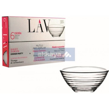 LAV DRN238 Schale 200cc 6pcs / Kase Bowl / 6353