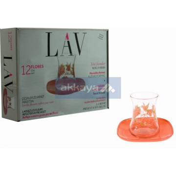 LAV Florespmbs1 12pc 155cc Teeglas / Caybardak / 6716