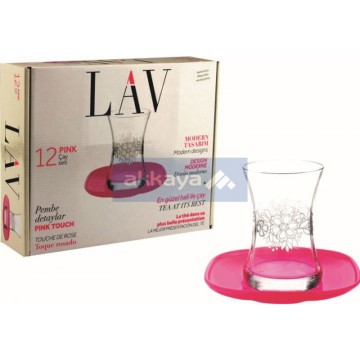 LAV PINKS1 Teeset 12pcs / Cay Seti / Tea Set / 6770