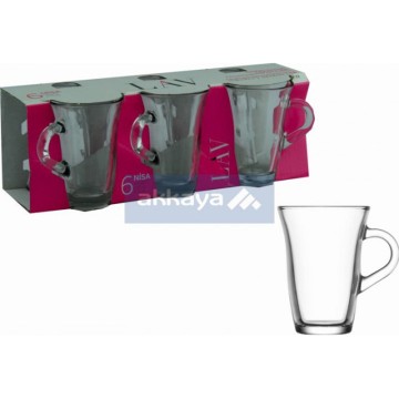 LAV Nis407E Nisa 150cc 6pcs Teeglas / Kulplu Caybardagi / 6772