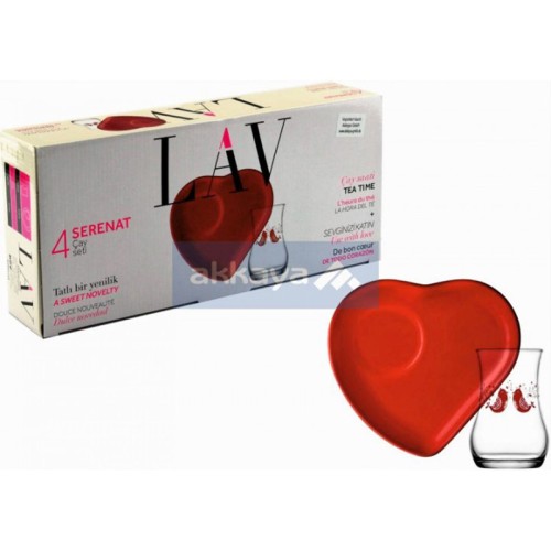 LAV KURDELES1 12pcs Teeglas / Caybardagi / 6797 LAV KURDELES1 12pcs Teeglas / Caybardagi / 6797