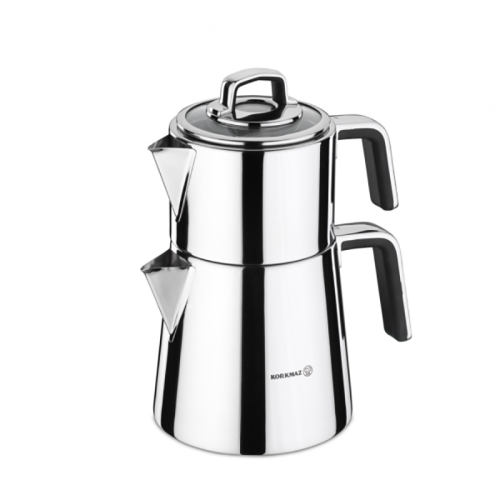 Vertex Tea Pot Set- Black / Caydanlik Takimi / A081