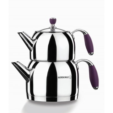 Flora Midi Tea Pot Set - Violet / Caydanlik Takimi / A118-03