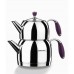 Flora Midi Tea Pot Set - Violet / Caydanlik Takimi / A118-03