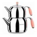 Flora Maxi Tea Pot Set - Pink / Caydanlik Takimi / A119-01
