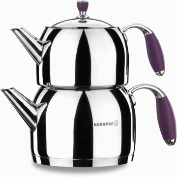 Flora Maxi Tea Pot Set -Violet / Caydanlik Takimi / A119-03