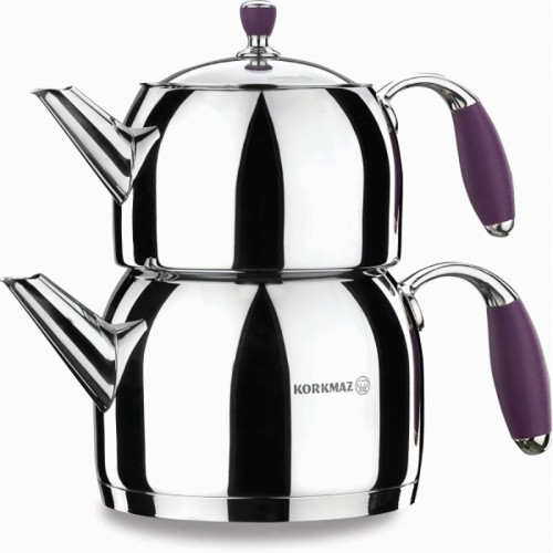 Flora Maxi Tea Pot Set -Violet / Caydanlik Takimi / A119-03