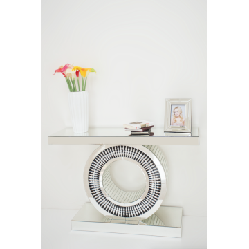 MIRROR CONSOLE 16JS112 CONSOLE 16JS112 120X35X79.5 MATCHING WALL MIRROR 16JZ112 80X80X2 CM