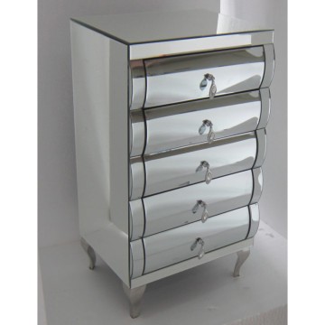MIRROR DRAWER CABINET 16212 50X40X95 CM