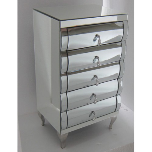 MIRROR DRAWER CABINET 16212 50X40X95 CM