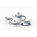 Hasbahce Mai 17 pcs. Tea Pot Set / Cay Takimi / A8771 Hasbahce Mai 17 pcs. Tea Pot Set / Cay Takimi / A8771