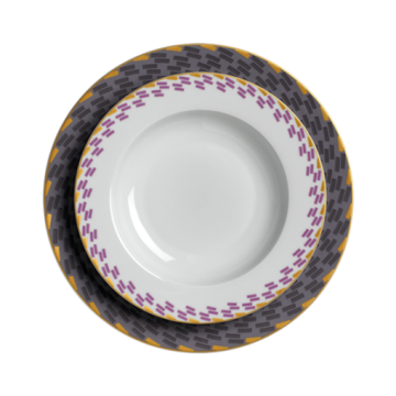 Korkmaz Siesta 24 Tlg. Porzellan Tafelservice / A8951