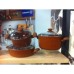 Terra Cotta Alu. 7 pcs. Cookware Set /Tencere Seti /A1335