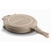 Double Alu. Fry Pans w/lid 32cm - Beige/Izgara Tava/ A1436-1