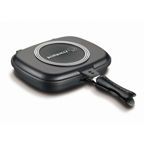 Double Maxi Fly Pans / Duplo Kapakli Balik Tava / A1467 Double Maxi Fly Pans / Duplo Kapakli Balik Tava / A1467