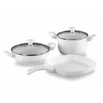 Seravita Cookware Set- White / Tencere Seti / A1516-5