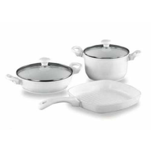 Seravita Cookware Set- White / Tencere Seti / A1516-5