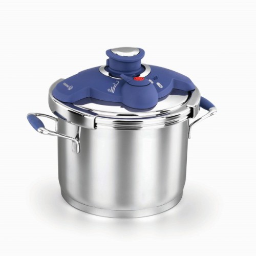 Flora Pressure Cooker 6.0l - Blue / Düdüklü / A159-02 Flora Pressure Cooker 6.0l - Blue / Düdüklü / A159-02